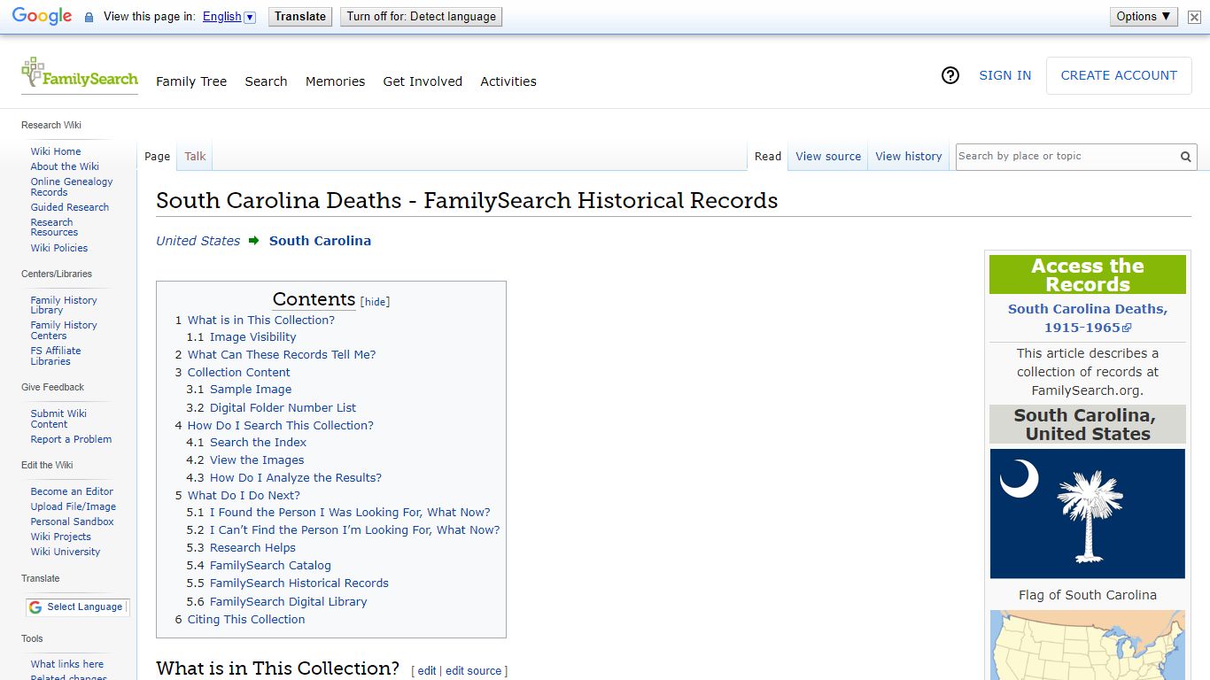 South Carolina Deaths - FamilySearch Historical Records ...